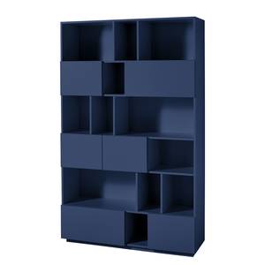 Open kast Tehi Blauw - Breedte: 120 cm