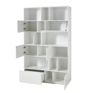 Bibliothèque Tehi Blanc - Largeur : 120 cm