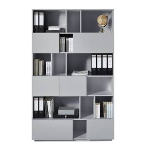 Bibliothèque Tehi Gris lumineux - Largeur : 120 cm