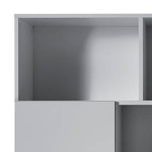 Open kast Tehi Heldergrijs - Breedte: 120 cm