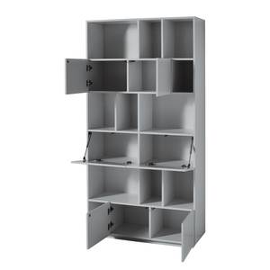 Bibliothèque Tehi Gris lumineux - Largeur : 100 cm