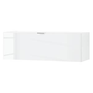 Armoire murale Gila II Verre blanc / Blanc