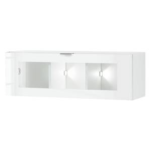 Hängevitrine Gila II Inklusive Beleuchtung - Weißglas/ Weiß