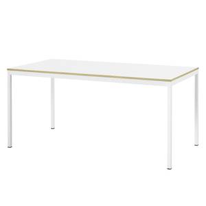 Schreibtisch Alea Weiß /  Schichtholz - Breite: 160 cm