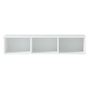 Ensemble meubles TV Gila IV (8 éléments) Verre blanc / Blanc