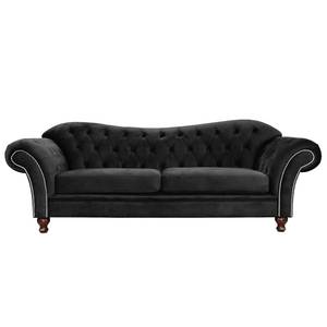 Grand canapé Iriona Microfibre - Noir