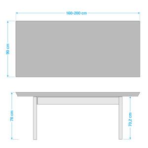 Eettafel Jasmund Uitschuifbaar - Wit