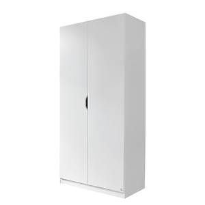 Armoire Freiham Blanc alpin - Blanc alpin - Largeur : 91 cm - Sans portes miroir