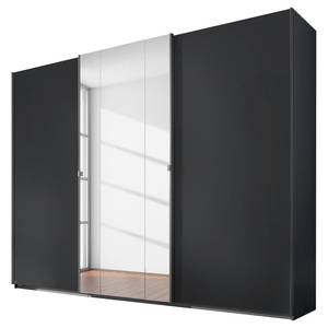 Armoire à portes coulissantes Panorama Gris métallique - Anthracite - Largeur : 271 cm