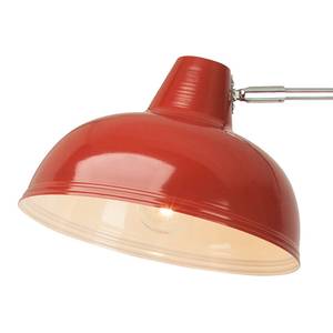 Staande lamp Shelley Staal - 1 lichtbron - Rood