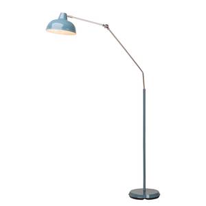 Staande lamp Shelley Staal - 1 lichtbron - Blauw