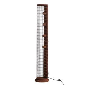 Lampadaire Net Acier - 4 ampoules - Marron