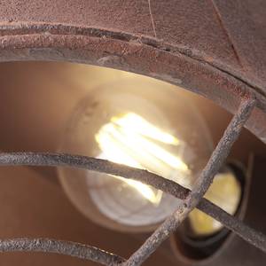 Plafondlamp Factory Staal - 4 lichtbronnen - Bruin