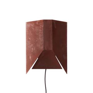 Applique murale Bat Acier - 1 ampoule - Marron