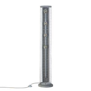 Lampadaire Net Acier - 4 ampoules - Gris