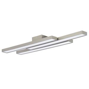 LED-plafondlamp Sword III Glas/staal - 3 lichtbronnen
