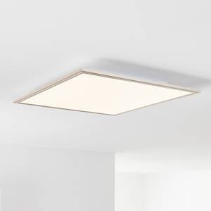 LED-plafondlamp Flat I Plexiglas/staal - 1 lichtbron - 60 x 60 cm