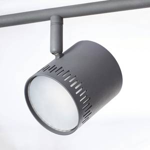 LED-plafondlamp Cavi III Plexiglas/staal - 6 lichtbronnen