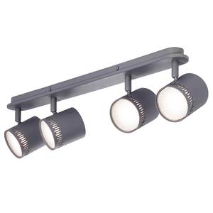 LED-plafondlamp Cavi VI Plexiglas/staal - 4 lichtbronnen