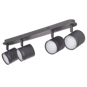 LED-plafondlamp Cavi VI Plexiglas/staal - 4 lichtbronnen