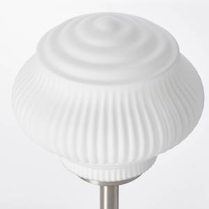 Tischleuchte Tanic Milchglas / Stahl - 1-flammig - Weiß