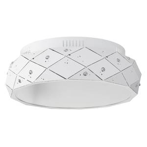 LED-Deckenleuchte Fona Stahl - 1-flammig - Weiß