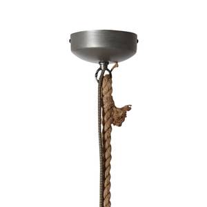 Suspension Kaminika I Acier / Bambou massif - 1 ampoule