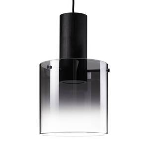 LED-Pendelleuchte Beth II Glas / Stahl - 2-flammig - Schwarz