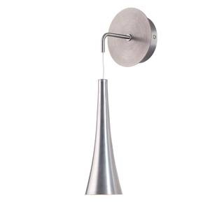 LED-Wandleuchte Trumpet Stahl - 1-flammig - Silber