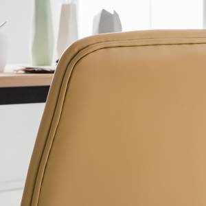 Chaises capitonnées Stave IV (lot de 2) Tissu / Chêne massif - Chêne clair - Sable - Beige