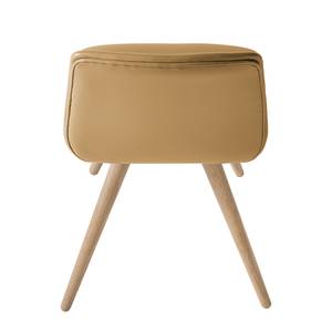 Chaises capitonnées Stave IV (lot de 2) Tissu / Chêne massif - Chêne clair - Sable - Beige