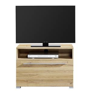 Meuble TV Feda Imitation chêne clair - Largeur : 80 cm
