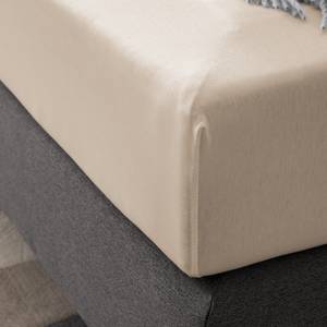 Drap-housse Smood Tissu - Beige - 160 x 200 cm