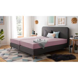 Elastan-Feinjersey-Spannbettttuch Smood Webstoff - 100x200cm - Mauve