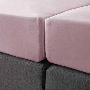 Elastan-Feinjersey-Spannbettttuch Smood Webstoff - 100x200cm - Mauve