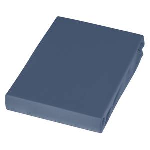 Hoeslaken Smood geweven stof - Marineblauw - 200 x 200 cm