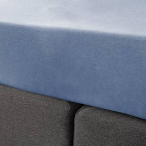 Drap-housse Smood Tissu - Bleu marine - 200 x 200 cm