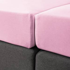 Drap-housse Smood (lot de 2) Tissu - Rose