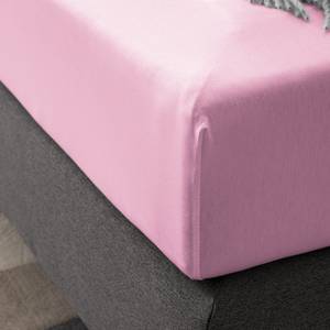 Elastan-Feinjersey-Spannbettttuch Smood Webstoff - 100x200cm - Rosa