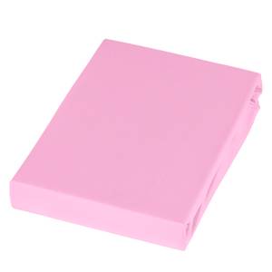 Hoeslaken Smood geweven stof - Roze - 160 x 200 cm
