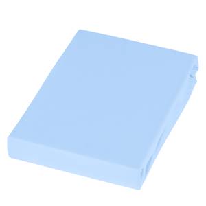 Hoeslaken Smood geweven stof - Pastelblauw - 200 x 200 cm