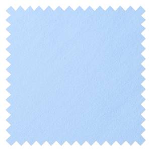 Elastan-Feinjersey-Spannbettttuch Smood Baumwollstoff / Elastan - Pastellblau - 200 x 200 cm