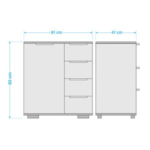 Commode Nadja Blanc - Blanc