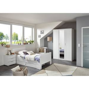 Armoire Nadja Blanc - Blanc - Largeur : 135 cm