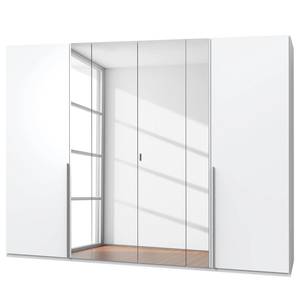 Armoires Vanea Blanc - Blanc - Largeur : 270 cm - 4 miroir