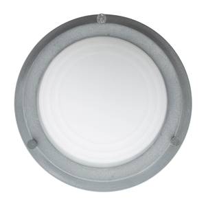 Plafondlamp Blizzard II Glas/staal - 1 lichtbron