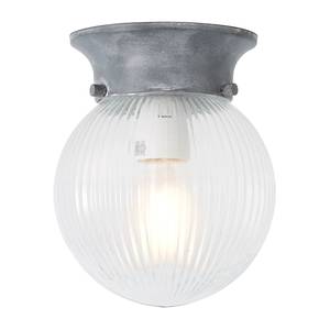 Plafondlamp Baret Glas/staal - 1 lichtbron