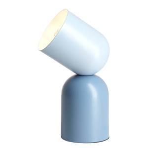 Lampe Yan Acier - 1 ampoule - Bleu pastel