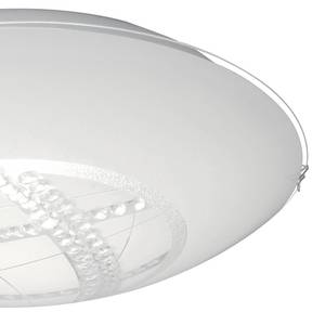 LED-plafondlamp Lamio II Glas/staal - 1 lichtbron