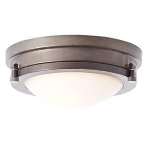 Plafondlamp Blizzard III Glas/staal - 1 lichtbron